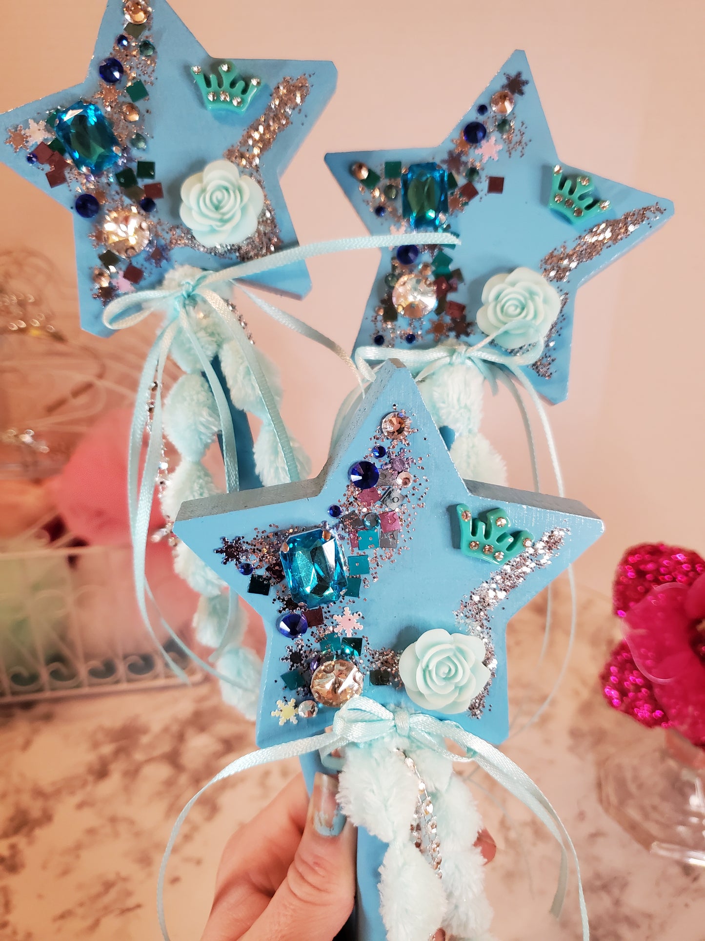 Elsa Inspired Fairy Wand