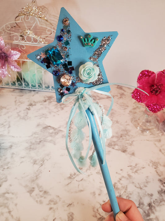 Elsa Inspired Fairy Wand